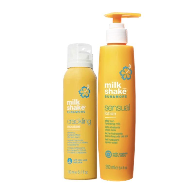 MILK SHAKE - SUN&MORE Crackling Mousse (150ml) + Sensual Lotion MILK SHAKE - SUN&MORE Crackling Mousse (150ml) + Sensual Lotion