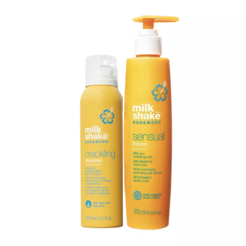 MILK SHAKE - SUN&MORE Crackling Mousse (150ml) + Sensual Lotion MILK SHAKE - SUN&MORE Crackling Mousse (150ml) + Sensual Lotion