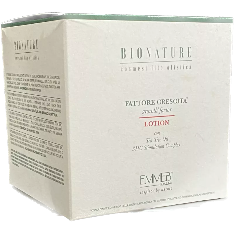 EMMEBI ITALY - BIONATURE LOTION GROWTH FACTOR (12x4ml) Anti-fall Lotion