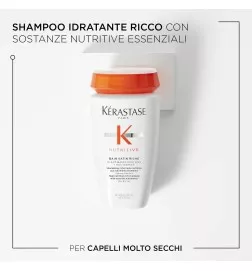 KÉRASTASE - NUTRITIVE BAIN SATIN RICHE (250ml) Shampoo ricco per capelli molto secchi.