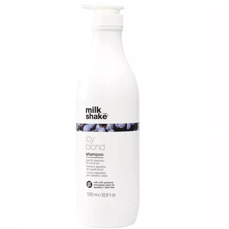 MILK SHAKE - ICY BLOND SHAMPOO (1000ml) Shampoo for blonde hair