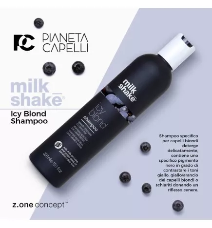 MILK SHAKE - ICY BLOND SHAMPOO (1000ml) Shampoo per capelli biondi