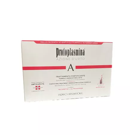 PROTOPLASMINA - AZIONE D'URTO TRATTAMENTO FORTIFICANTE ANTICADUTA (6x8ml) Trattamento anti caduta