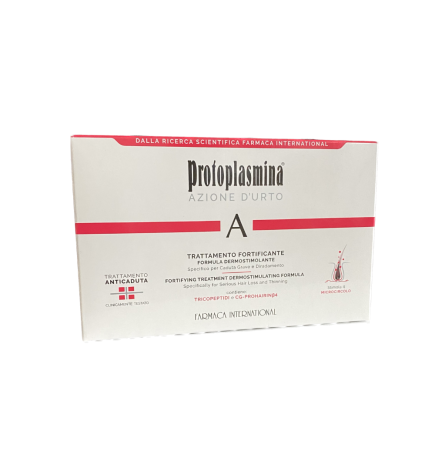 PROTOPLASMINA - AZIONE D'URTO TRATTAMENTO FORTIFICANTE ANTICADUTA (6x8ml) Trattamento anti caduta