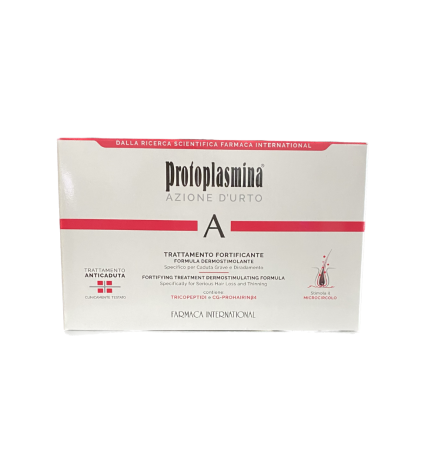 PROTOPLASMINA - AZIONE D'URTO TRATTAMENTO FORTIFICANTE ANTICADUTA (6x8ml) Trattamento anti caduta