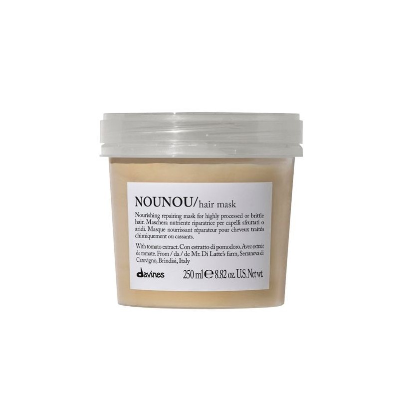 DAVINES - ESSENTIAL HAIR CARE - NOUNOU HAIR MASK (250ml) Maschera riparatrice