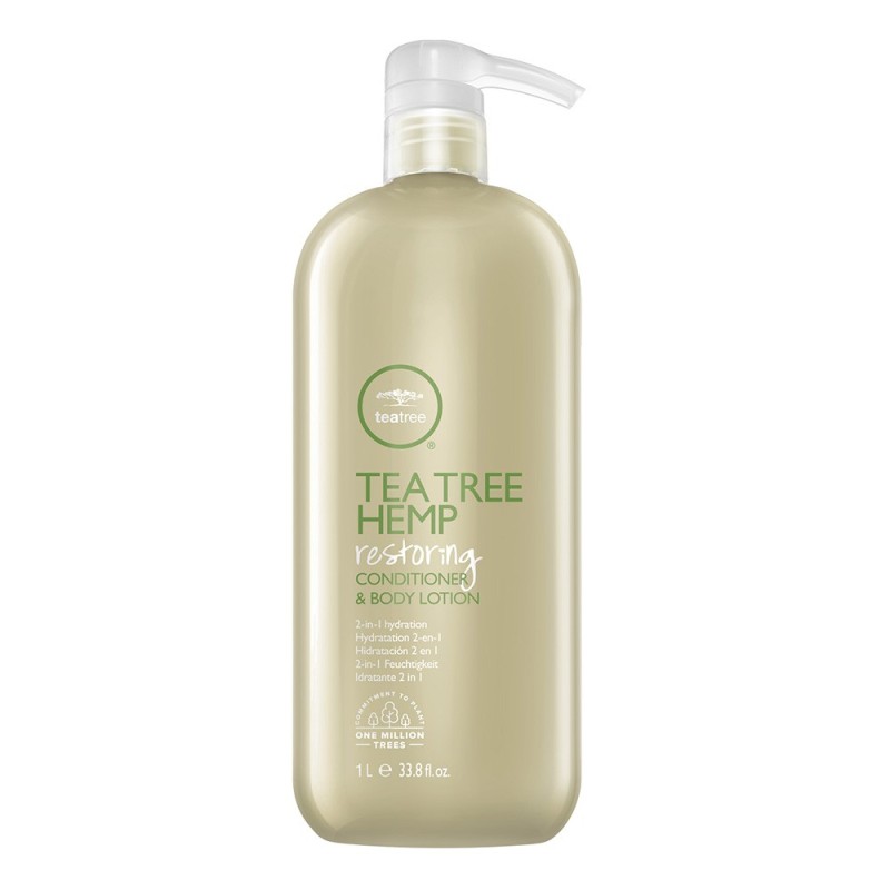 PAUL MITCHELL - Tea Tree Hemp Restoration Conditioner&Body Lotion (1000ml) Rebalancing balm