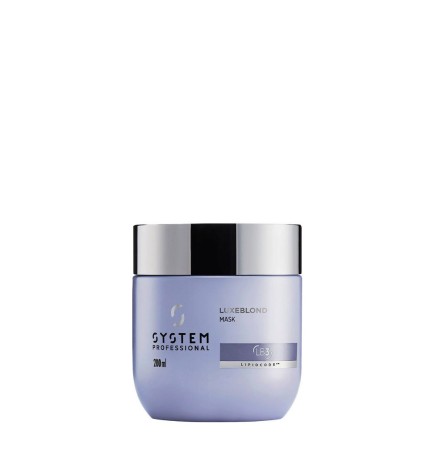 System Professional - LuxeBlond Mask (200ml) Maschera antigiallo