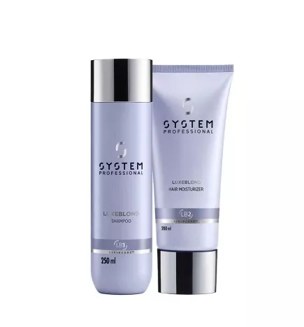 System Professional LuxeBlond Shampoo (250ml) + LuxeBlond Conditioner (200ml)