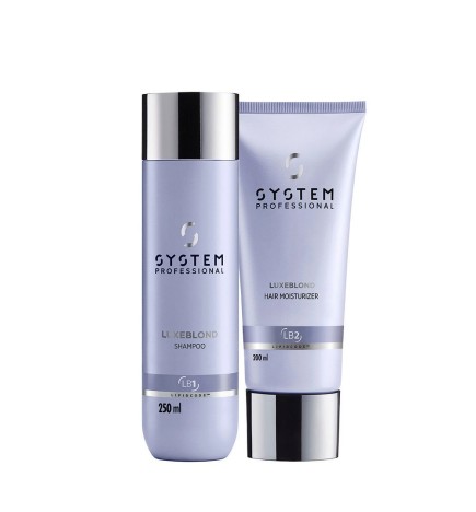 System Professional LuxeBlond Shampoo (250ml) + LuxeBlond Conditioner (200ml)