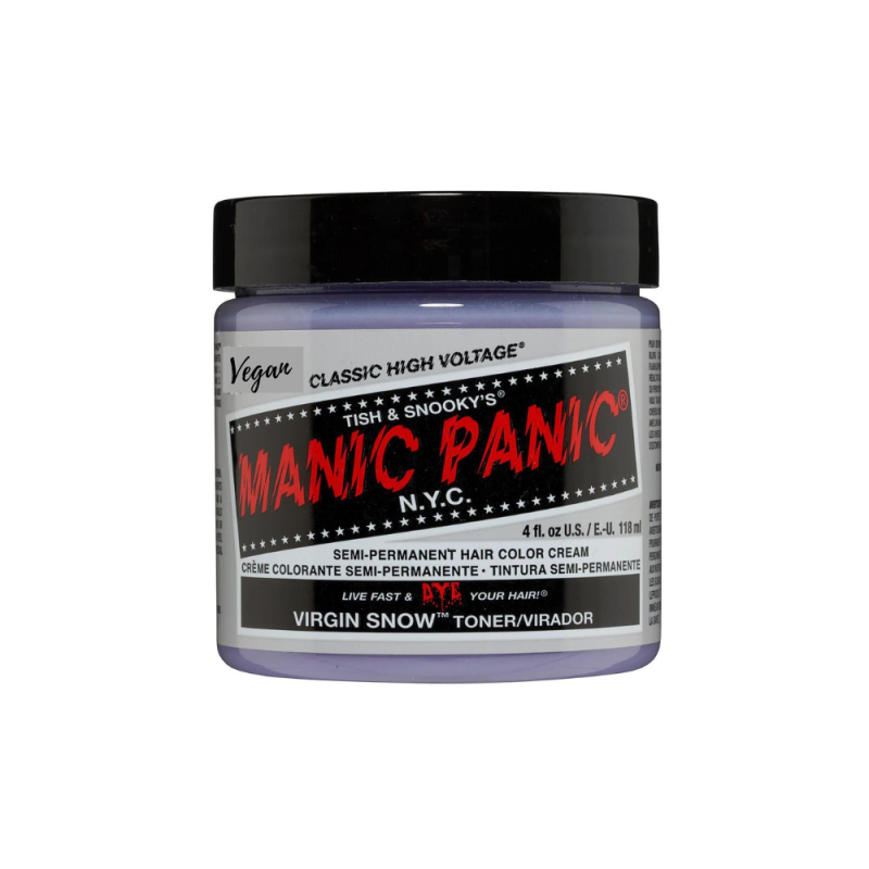 MANIC PANIC - VIRGIN SNOW CLASSIC HIGH VOLTAGE (118ml) Direct color MANIC PANIC - VIRGIN SNOW CLASSIC HIGH VOLTAGE (118ml) Direct color