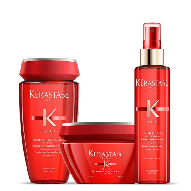 KÉRASTASE - SOLEIL KIT BANN APRÉS-SOLEIL (250ml) + SIRENE OIL (150ml) + UV MASK (200ml)