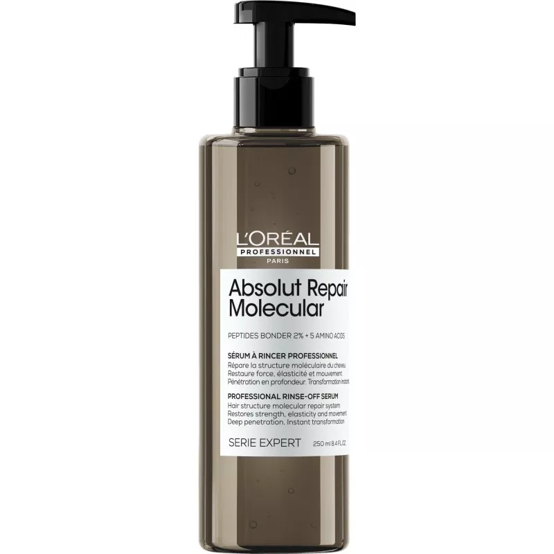 L'OREAL - ABSOLUT REPAIR MOLECULAR SERUM (250ml) CONDITIONER LIQUIDO PER CAPELLI DANNEGGIATI O MOLTO DANNEGGIATI