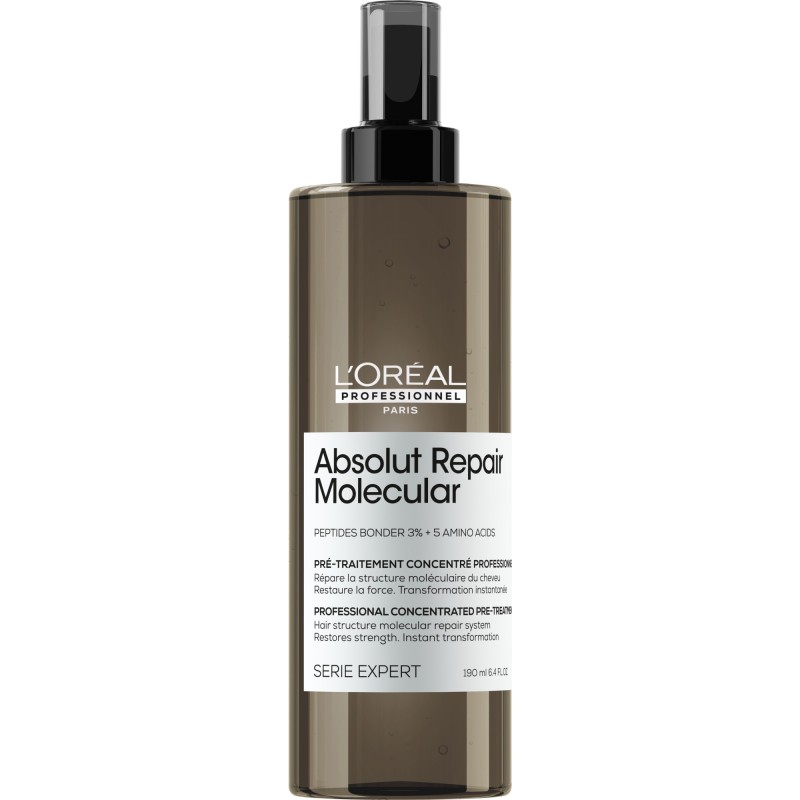 L'OREAL - ABSOLUT REPAIR MOLECULAR PRE-TREATMENT CONCENTRATED (190ml) Pre-treatment for damaged hair