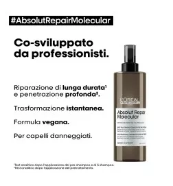 L'OREAL - ABSOLUT REPAIR MOLECULAR PRE-TRATTAMENT CONCENTRE' (190ml) Pre trattamento per capelli danneggiati