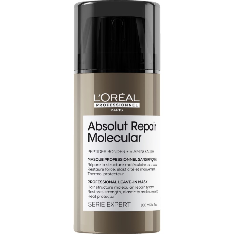 L'OREAL - ABSOLUT REPAIR MOLECULAR MASK (100ml) Damaged hair cream