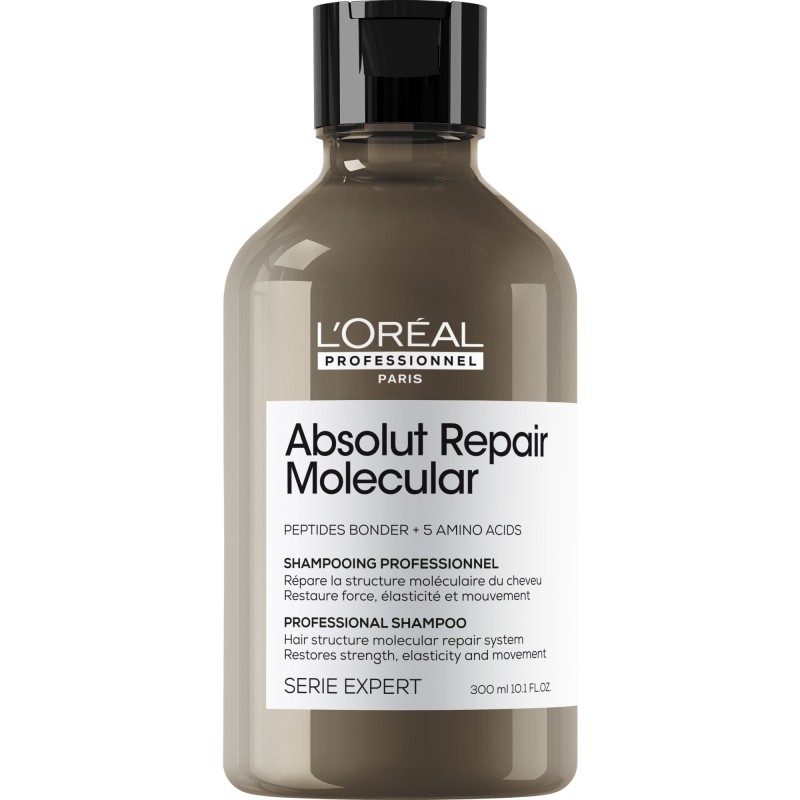 L'OREAL - ABSOLUT REPAIR MOLECULAR SHAMPOO (300ml) Shampoo for damaged hair L'OREAL - ABSOLUT REPAIR MOLECULAR SHAMPOO (300ml) Shampoo for damaged hair