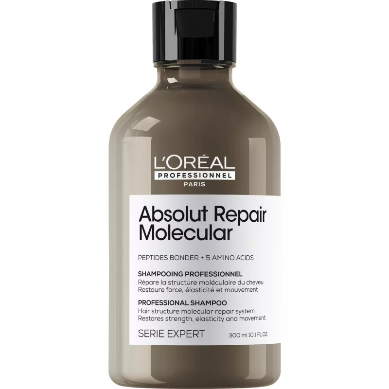 L'OREAL - ABSOLUT REPAIR MOLECULAR SHAMPOO (300ml) Shampoo per capelli danneggiati L'OREAL - ABSOLUT REPAIR MOLECULAR SHAMPOO (300ml) Shampoo per capelli danneggiati