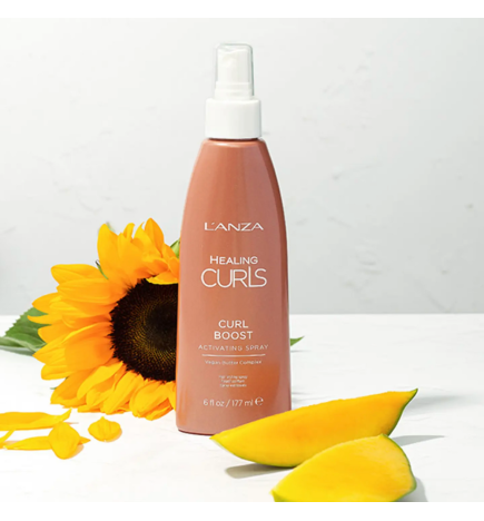 The Anza Healing Curls Curl Boost Spray (177ml) Spray curl amplifier