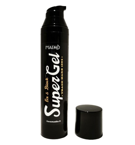 MAEKO' - Super Gel Fix & Black (100ml) Gel extra forte nero