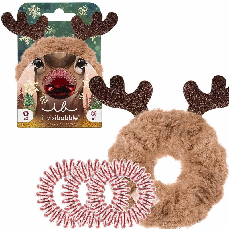 INVISIBBBLE - SET HOLIDAYS RED NOSE REINDEER (Pack of 4) INVISIBBBLE - SET HOLIDAYS RED NOSE REINDEER (Pack of 4)