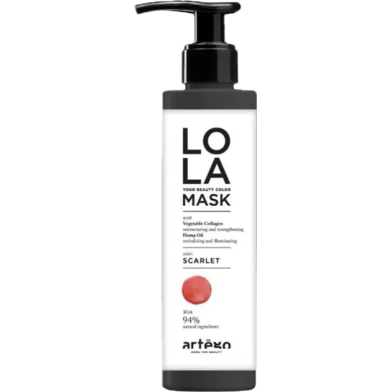 ARTEGO - LOLA MASK SCARLET (200ml) Coloring mask
