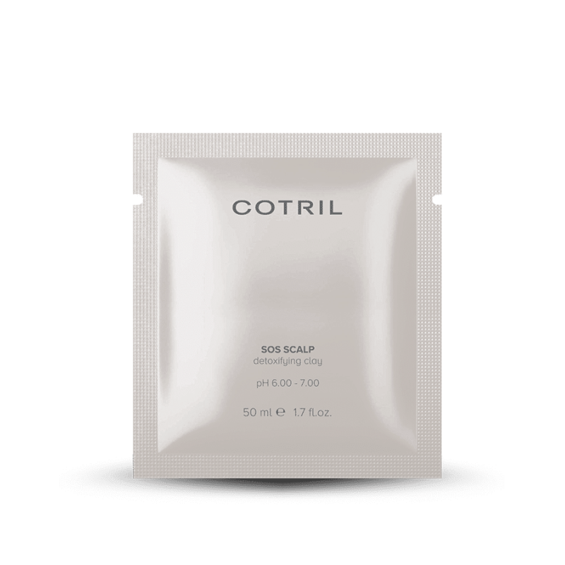 COTRIL - SOS SCALP DETOXIFYING CLAY (12X50ml) Detoxifying clay