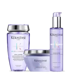 KÉRASTASE - BLOND ABSOLU KIT - Bain Lumiere 250ml + Masque 200ml + Cicaplasme (150ml)