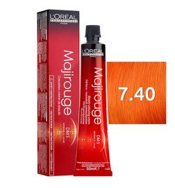 L'OREAL PROFESSIONNEL MAJIROUGE 7.40 Biondo rame intenso (50ml)