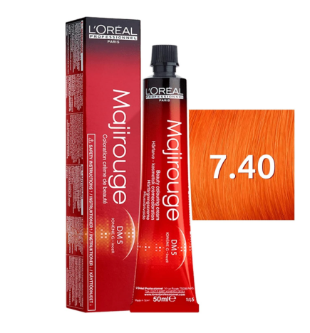 L'OREAL PROFESSIONNEL MAJIROUGE 7.40 Biondo rame intenso (50ml)