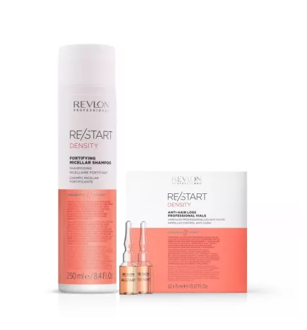RE/START DENSITY PROGRAM ANTI-HAIR LOSS PROFESSIONAL VIALS (12x5ml) e SHAMPOO