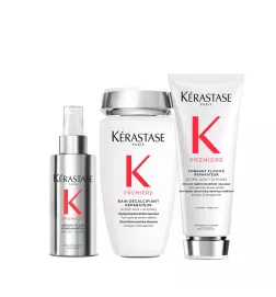 KÉRASTASE - PREMIERE TRIO RIPARATORE - Filler 90ml - Bain 250ml - Fondant Fluidité 250ml