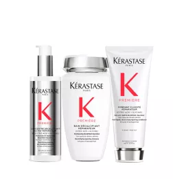 KÉRASTASE - PREMIERE TRIO RIPARATORE - Filler 90ml - Bain 250ml - Fondant Fluidité 250ml