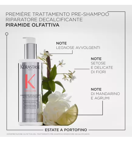 KÉRASTASE - PREMIERE TRIO RIPARATORE - Concentrè 250ml - Bain 250ml - Fondant Fluidité 250ml