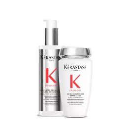KÉRASTASE - PREMIERE DUO RIPARATORE - Concentré Décalcifiant 250ml - Bain 250ml