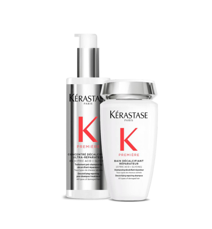 KÉRASTASE - PREMIERE DUO RIPARATORE - Concentré Décalcifiant 250ml - Bain 250ml