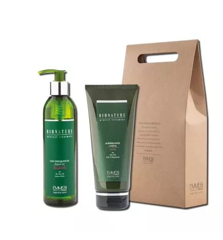 EMMEBI ITALIA - BIONATURE MINERAL TREATMENT KIT USO FREQUENTE - Shampoo Uso frequente