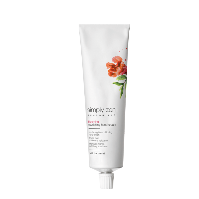 SIMPLY ZEN SENSORIALS - BLOOMING NOURISHING HAND CREAM (100ml) Crema Mani Nutriente Intensiva
