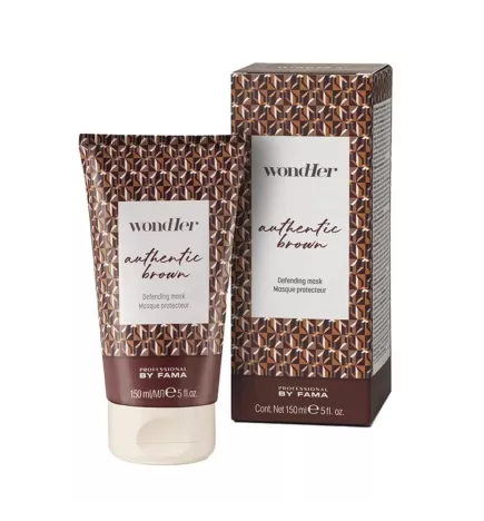 BY FAMA - WONDHER AUTHENTIC BROWN MASK (150ml) Maschera per capelli castani