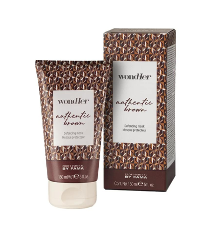 BY FAMA - WONDHER AUTHENTIC BROWN MASK (150ml) Maschera per capelli castani