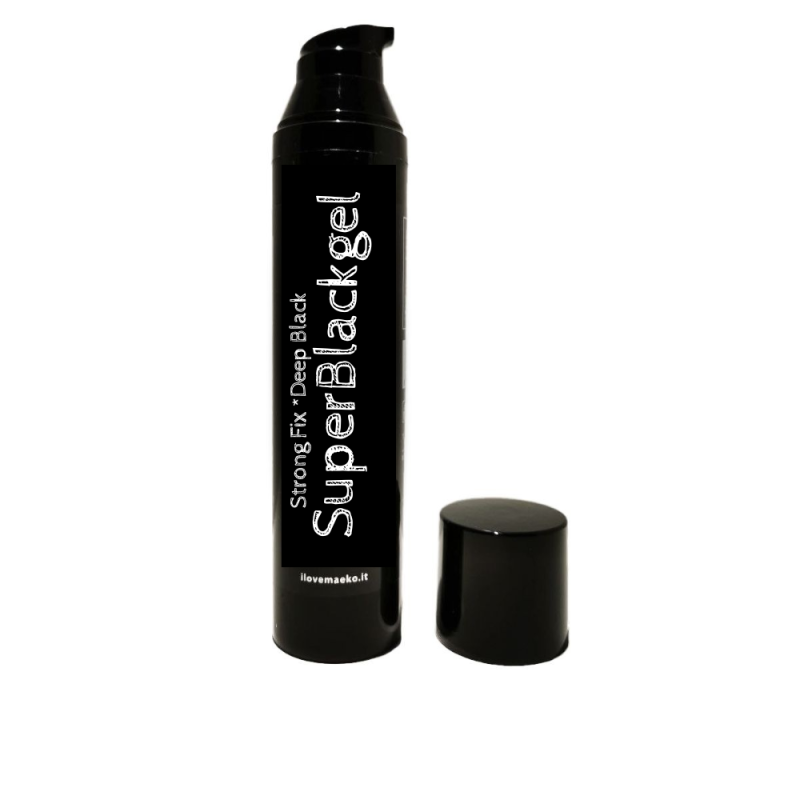 MAEKO' - SUPER BLACKGEL StrongFix & Black (100ml) Extra strong gel black MAEKO' - SUPER BLACKGEL StrongFix & Black (100ml) Extra strong gel black