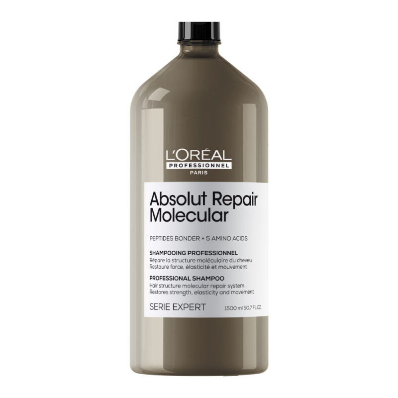 L'OREAL - ABSOLUT REPAIR MOLECULAR SHAMPOO (1500ml) Shampoo for damaged hair L'OREAL - ABSOLUT REPAIR MOLECULAR SHAMPOO (1500ml) Shampoo for damaged hair
