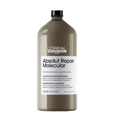 L'OREAL - ABSOLUT REPAIR MOLECULAR SHAMPOO (1500ml) Shampoo for damaged hair