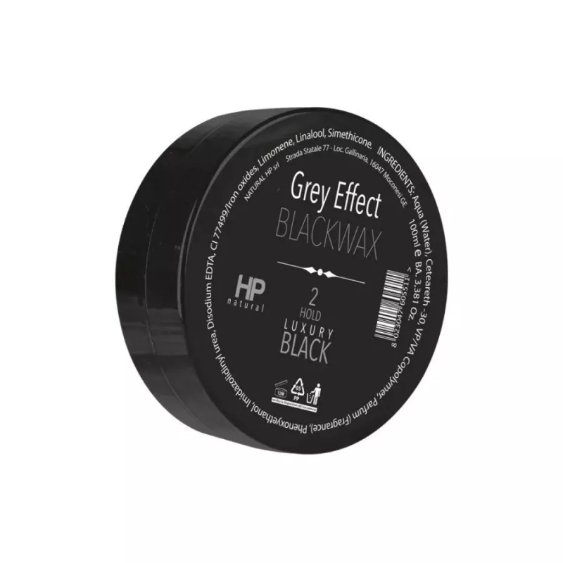 NATURAL HP - Grey Effect Black Wax (100ml) Cera matte nera effetto grey NATURAL HP - Grey Effect Black Wax (100ml) Cera matte nera effetto grey