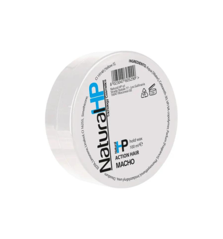 NATURAL HP - Action Hair Macho (100ml) Cera fissaggio extra forte