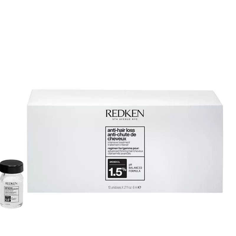 REDKEN - HANTI HAIR LOSS TREATMENT (10x6ml) Trattamento anti-caduta REDKEN - HANTI HAIR LOSS TREATMENT (10x6ml) Trattamento anti-caduta