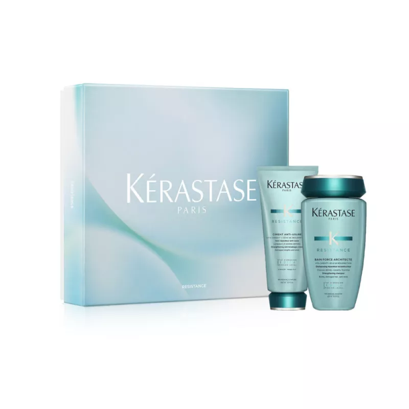 KÉRASTASE - RÉSISTANCE - COFANETTO BAIN FORCE ARCHITECTE 1-2 (250ml) + CIMENT