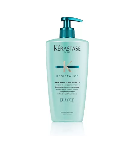 KÉRASTASE - RÉSISTANCE - BAIN FORCE ACHITECTE 1-2 (500ml) Shampoo riparatore