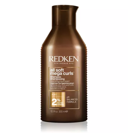 REDKEN - ALL SOFT MEGA CURLS SHAMPOO (300ml) Shampoo per capelli ricci