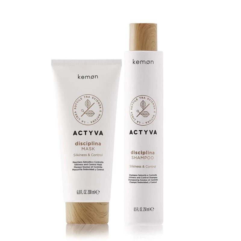 KEMON - ACTYVA DISCIPLINE DUO SHAMPOO and MASK (200+250ml) Shampoo and Mask Setosity and Control KEMON - ACTYVA DISCIPLINE DUO SHAMPOO and MASK (200+250ml) Shampoo and Mask Setosity and Control